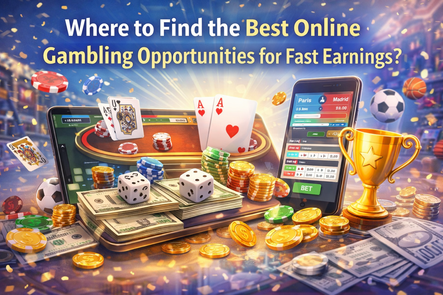 Where to Find the Best Online Gambling Opportunities for Fast Earnings