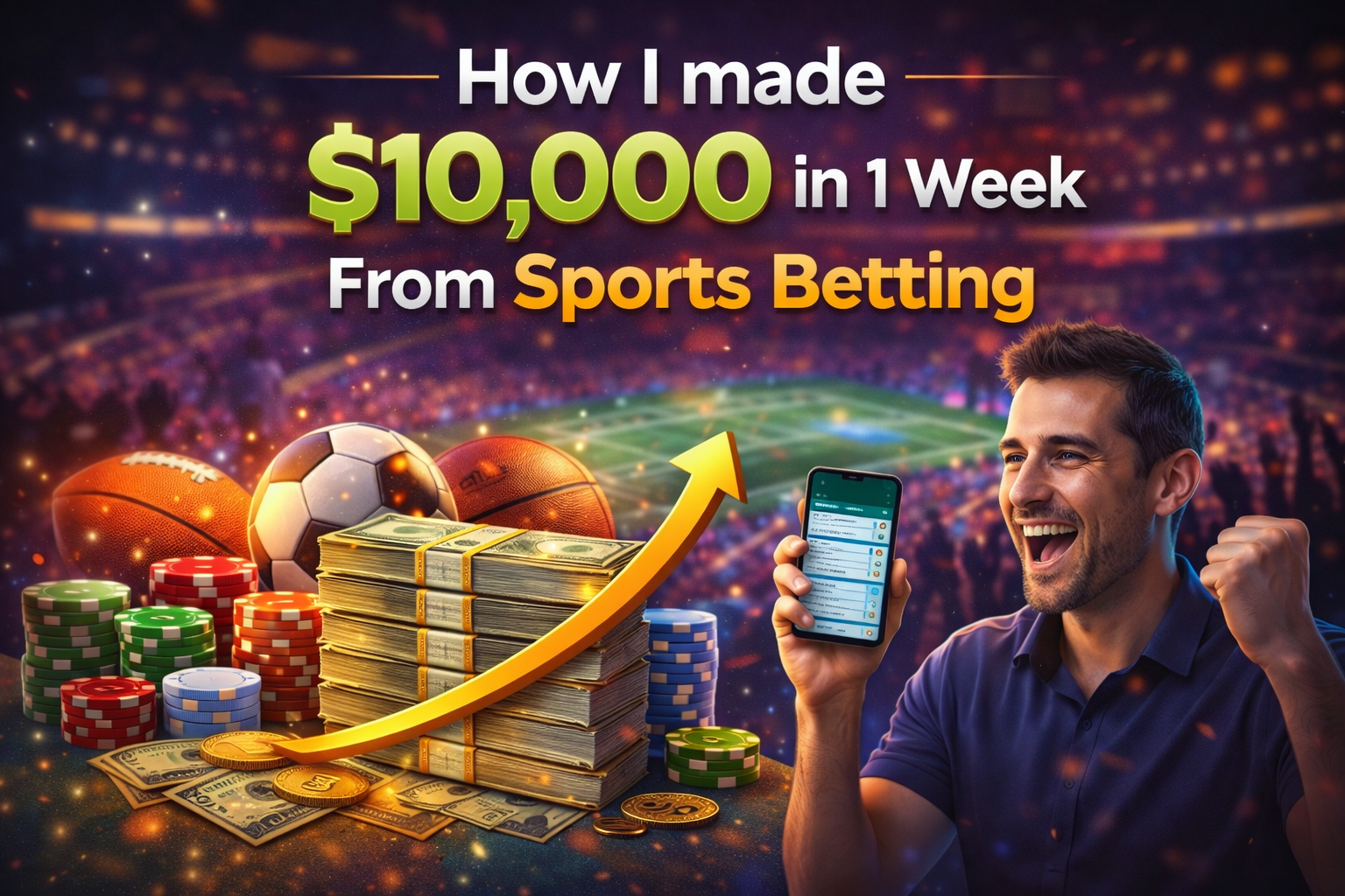 How I made $10,000 in 1 Week From Sports Betting