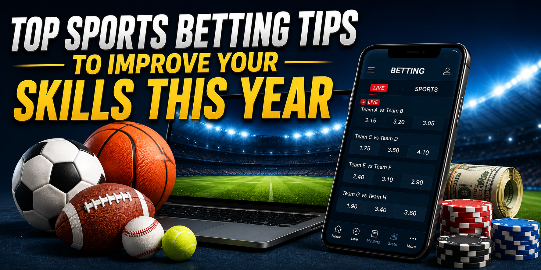 Create a Horizontal Image Top Sports Betting Tips to Improve Your Skills This Year